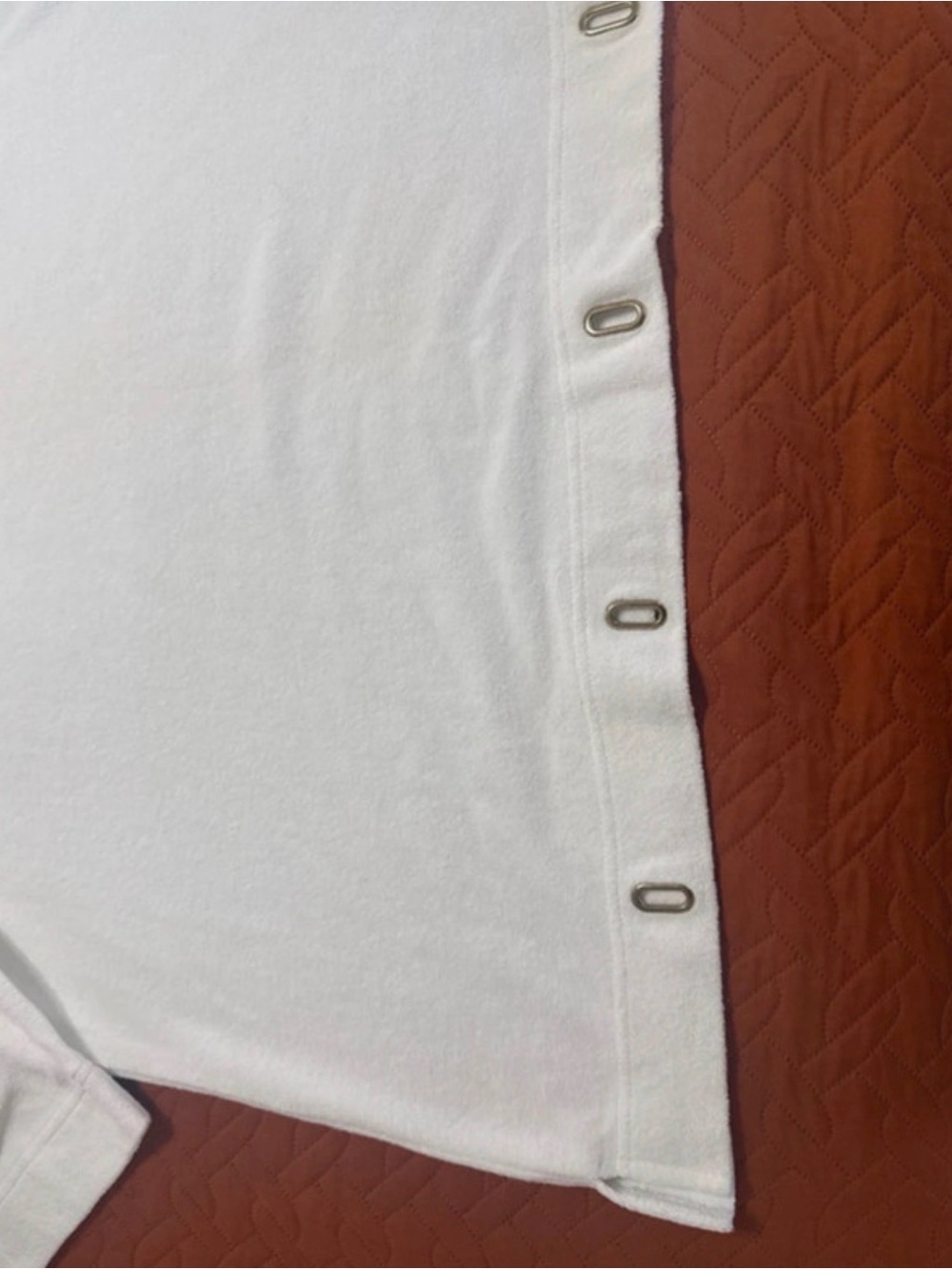 Sport Savvy Bathing Suit/ Swimsuit Cover-up. White Terry. Size US 3X - Picture 5 of 8